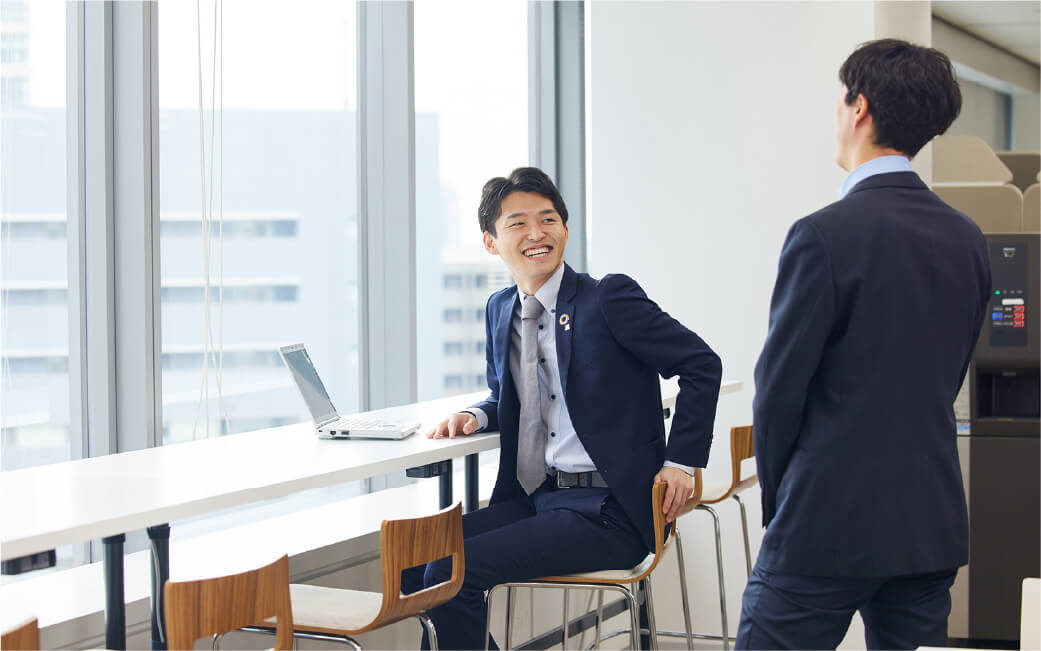 インタビュー社員写真