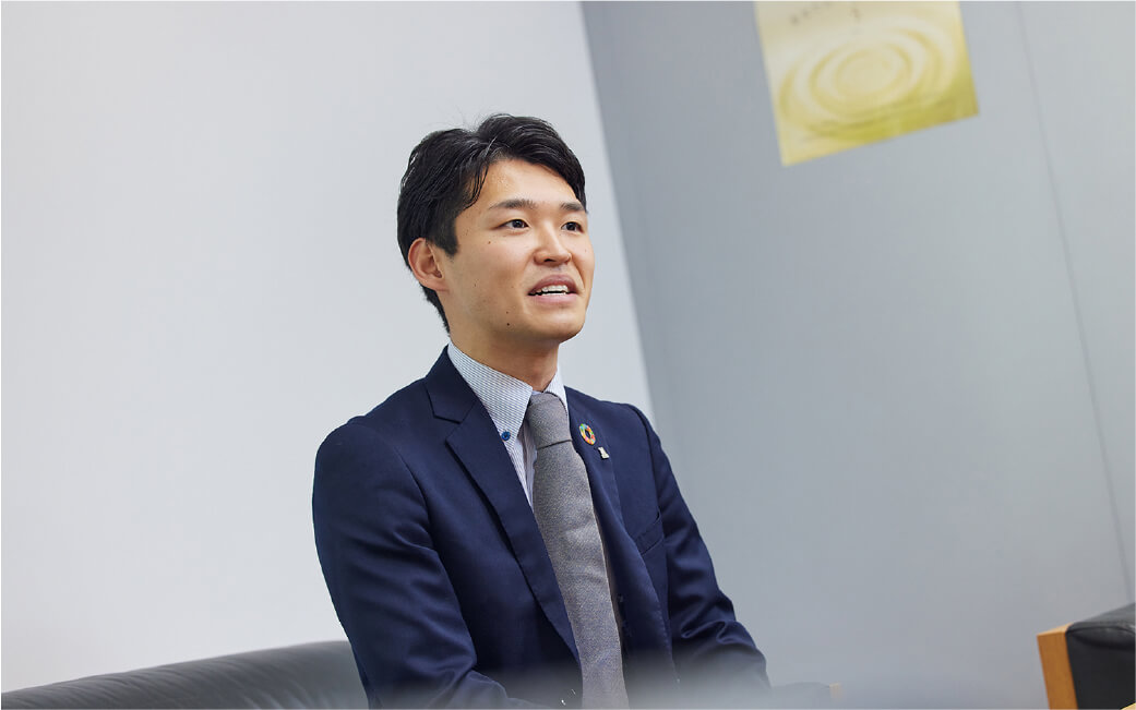インタビュー社員写真