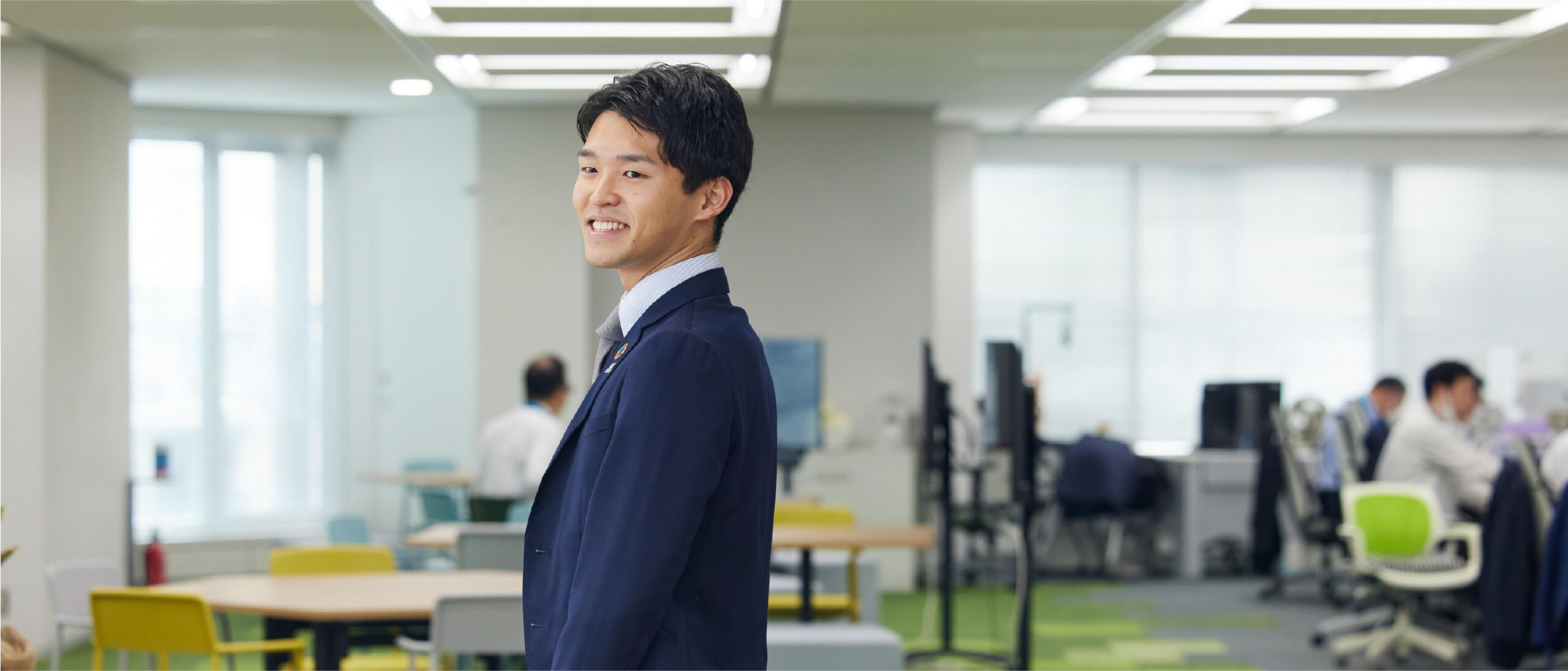 インタビュー社員写真