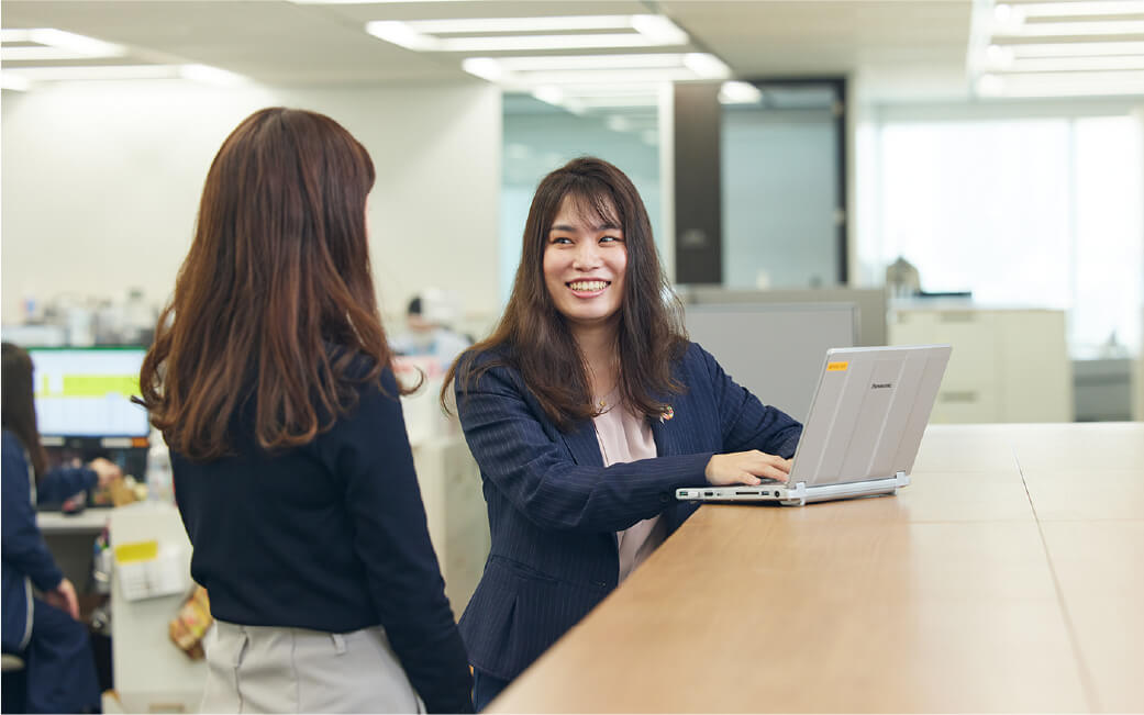 インタビュー社員写真