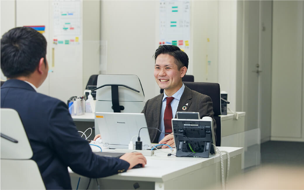 インタビュー社員写真