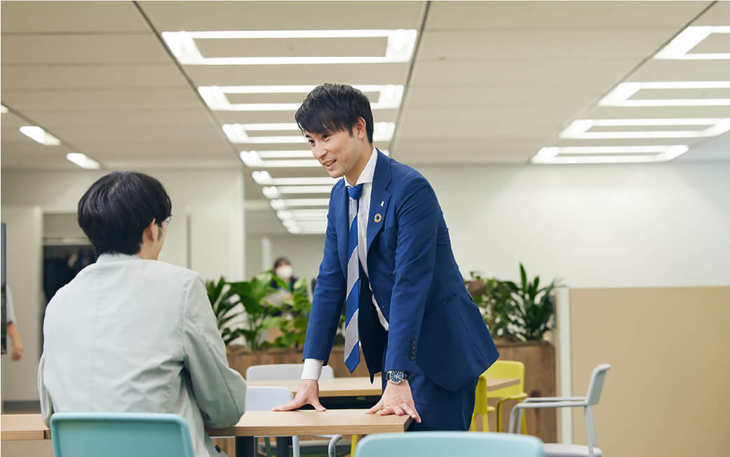 インタビュー社員写真