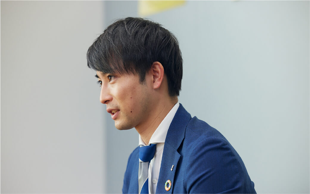 インタビュー社員写真